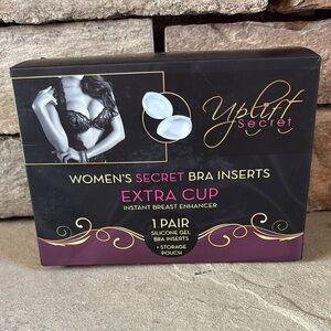 Uplift Secret size large silicone bra inserts NIb